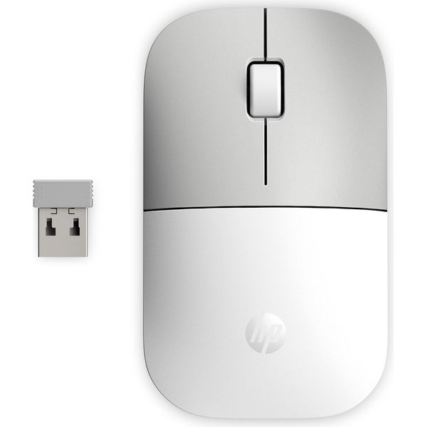 Hp Z3700 Ceramic White Wireless Mouse Rf Wireless Ottico 1200 Dpi-image