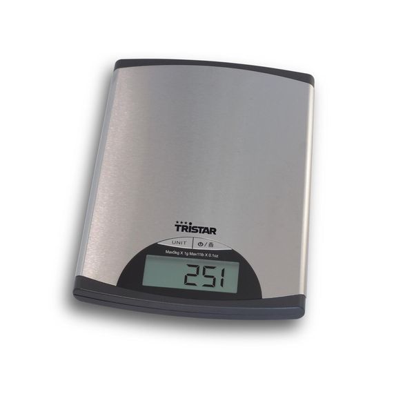 Tristar | Bilancia Da Cucina | KW-2435 | Peso Massimo (Capacità Di Carico) 5 Kg | Metallo-image