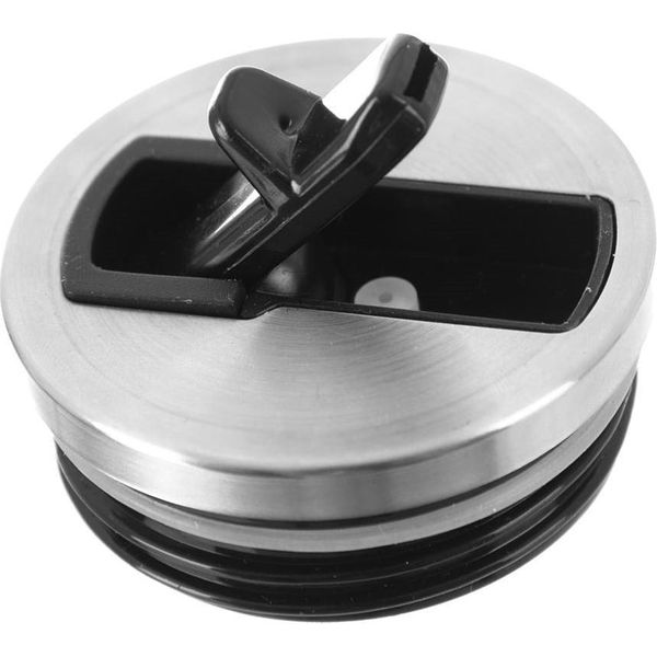 Coperchio Per Vaso Thermos 500/700 Ml - Acciaio Inox, Plastica Nera-image