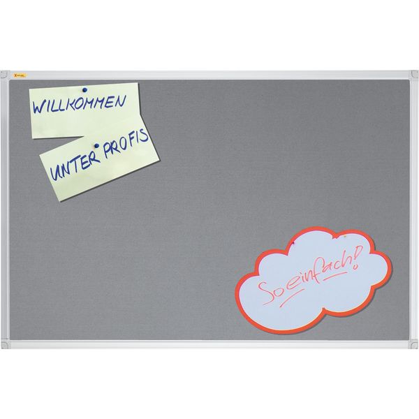 Franken PT330212 Tavolo In Feltro X-Tra!Line® - 90 X 60 Cm, Grigio-image