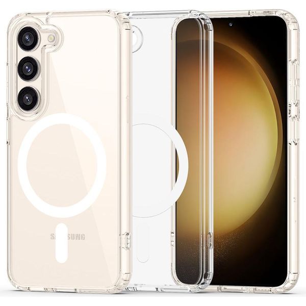 Tech-Protect Flexair Hybrid Magsafe Galaxy S23+ Plus Trasparente-image