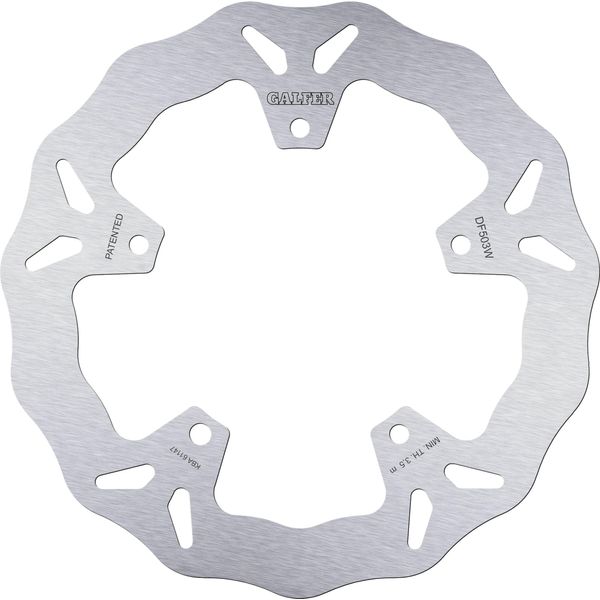 Set Di Dischi Freno Galfer 2X DF503W Wave® Anteriori Rigidi 267X4Mm Per Yamaha Xp T-Max Yp R X-Max 400 - 560 Ccm-image