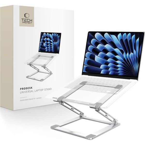 Tech-Protect Uls400 Prodesk Supporto Universale Per Laptop Argento-image