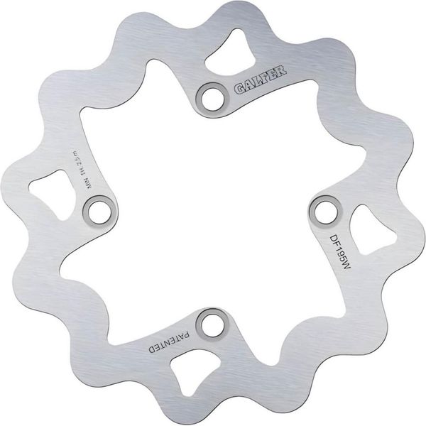 Disco Freno Galfer DF195W Wave® Rigido Posteriore 180X3Mm Per Kawasaki Kx 65 Ccm-image