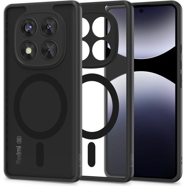 Tech-Protect Magmat Magsafe Xiaomi Redmi Note 14 Pro 5G / Poco X7 5G Nero Opaco-image