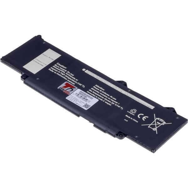 Batteria T6 Power Per Laptop Dell, Numero Di Parte 2X1V9, Li-Poly, 11,4 V, 4730 Mah (54 Wh), Nero-image