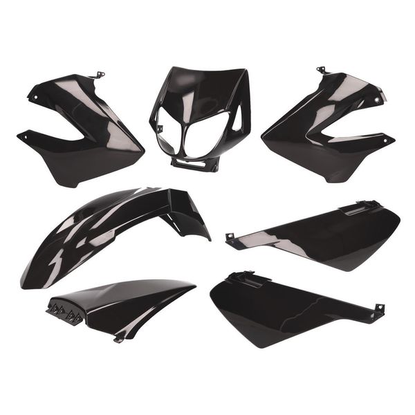 Kit Carenatura Nera Per Derbi Senda R, Sm X-Treme, Sm Drd-image