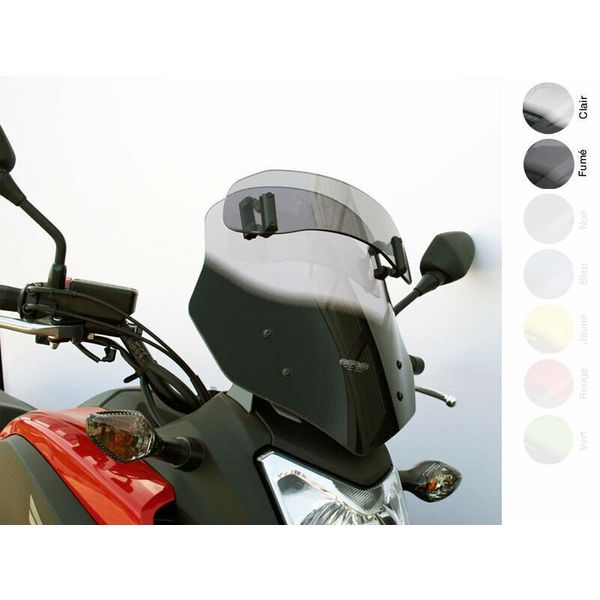 Parabrezza Mra Vario Touring Screen Vt Grigio Fumo Con Abe Per Honda Nc 700-image