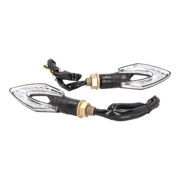 Set Di Indicatori M10 Led Nero Mini, Corto-image