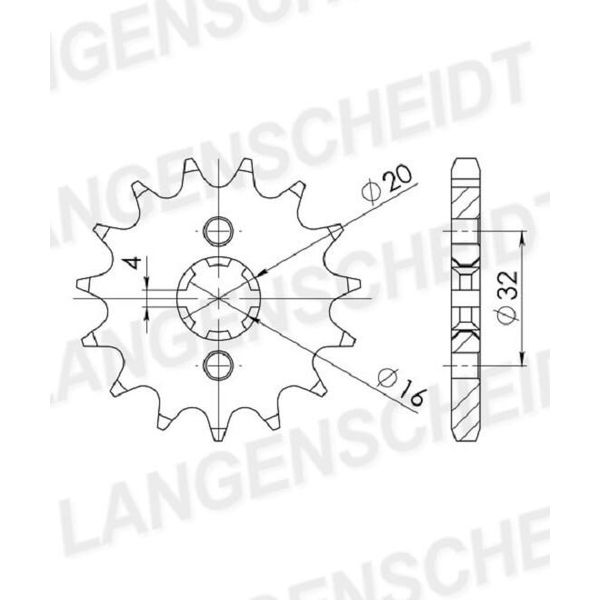 Pignone Supersprox 428 13T-image