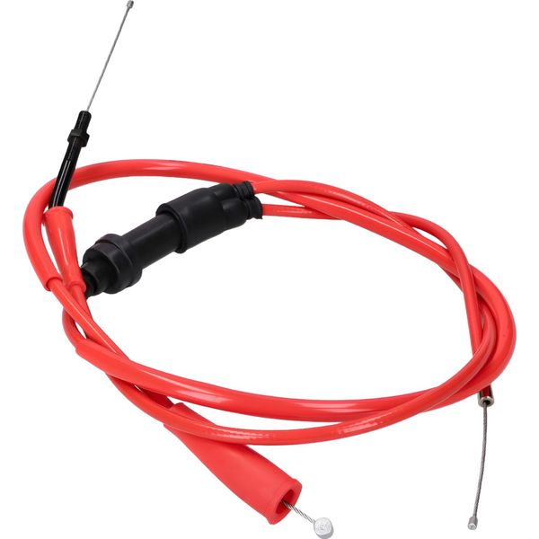 Cavo Acceleratore Completo Doppler Ptfe Rosso Per Derbi Senda 00-, Gilera Smt, Rcr -05-image