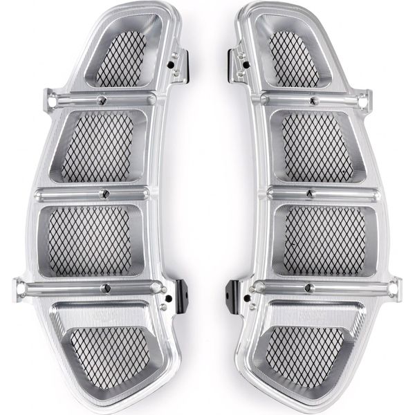 Set Griglia Vano Bagagli / Griglia Di Aerazione Moto Nostra Cnc, Per Vespa Gt 250, Gt L 125, Gt L 200, Gts 125-300, Gts Super 125-300, Gts Super Sport 125-300, Gtv 125-300-image