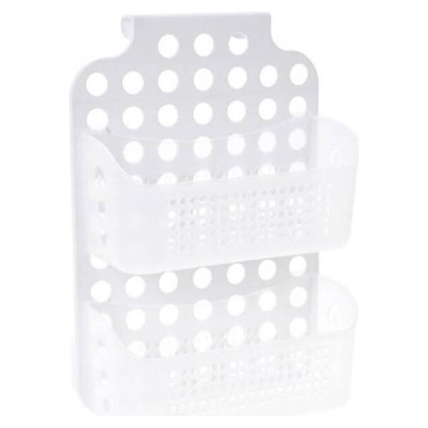 Organizer Da Bagno Bathroom Solutions, Polipropilene, 35X25X10 Cm, Bianco-image
