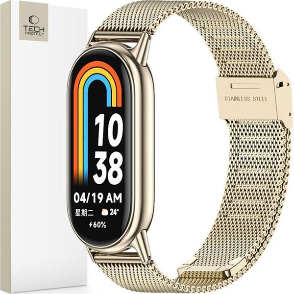 Tech-Protect Milaneseband Xiaomi Smart Band 8 / 9 / Nfc Starlight-image