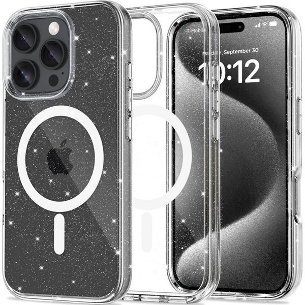 Tech-Protect Flexair Hybrid Magsafe Iphone 16 Pro Max Glitter-image