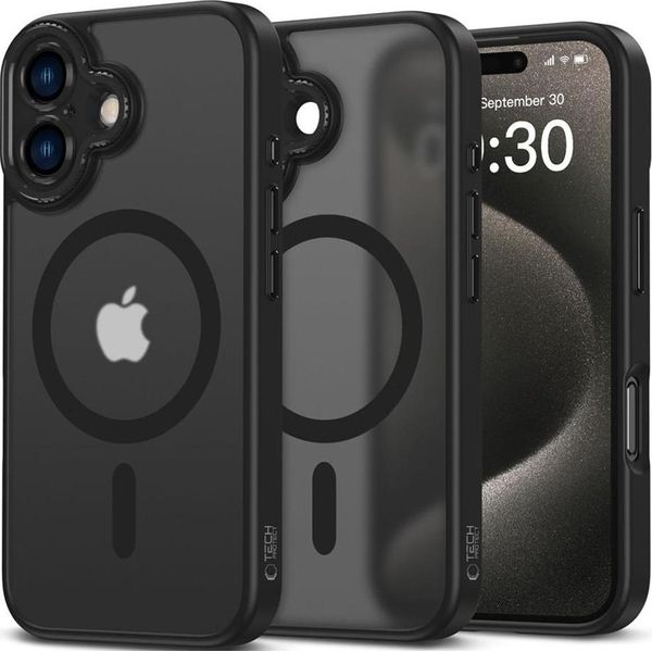 Tech-Protect Magcam Magsafe Iphone 16 Nero Opaco-image