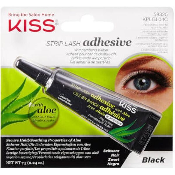 Kiss My Face - Strip Lash Adhesive With Aloe Black - Black Lash Adhesive 7.0G-image