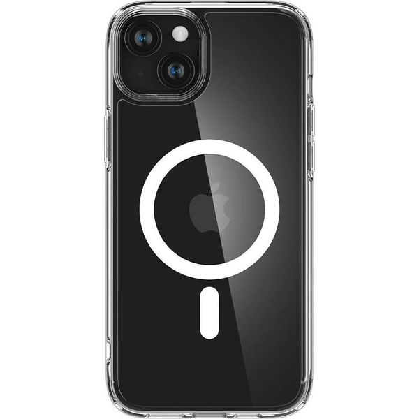 Custodia Spigen Crystal Hybrid Mag Per Iphone 15 Plus - Trasparente-image