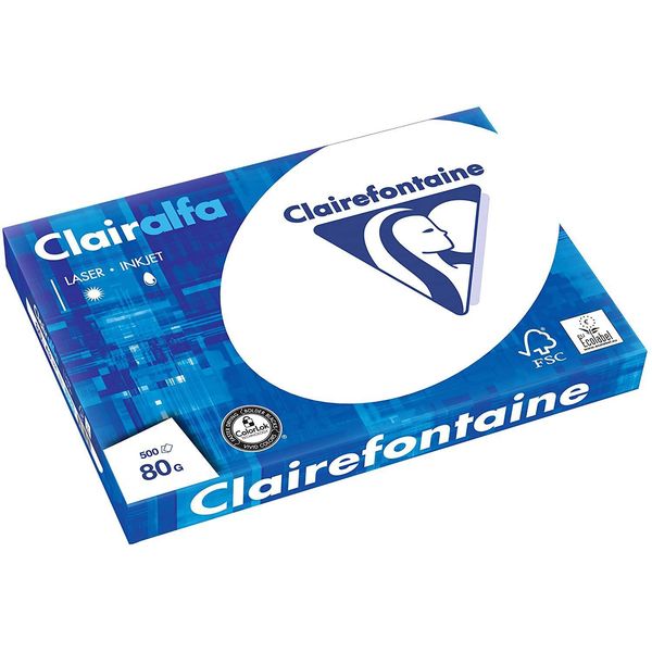 Clairalfa 1969C Carta Multifunzione Din A3 80 G/M² Extra Bianca-image