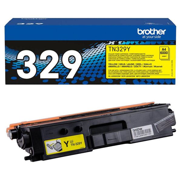 Brother TN-329Y - 6000 Pagine - Giallo - 1 Pezzo(I)-image