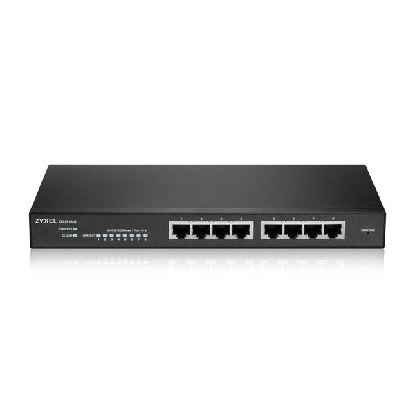Zyxel GS1915-8 Managed L2 Gigabit Ethernet (10/100/1000) Black-image