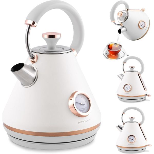 Bollitore Elettrico Con Termometro 1,7 L BD-701 Bianco-image