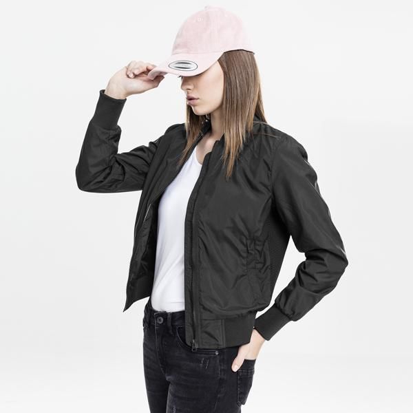 Urban Classics - Giacca Bomber Leggera Da Donna, Nero - 4XL-image