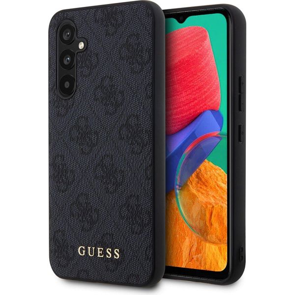 Guess Guhcs23Feg4Gfgr S23 Fe S711Szary/Grey Hardcase 4G Metal Gold Logo-image