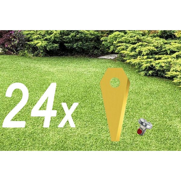 24X Lame Per Robot Tagliaerba | Lame Per Bosch Indego-image