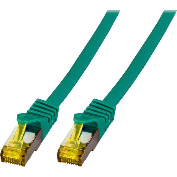 Efb MK7001.1GR Efb RJ45 Patchkabel S/Ftp,Cat.6A,Lszh,Cat.7 Rohk.,1M,GrüN-image