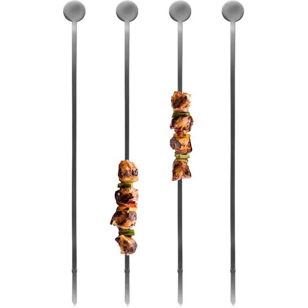 Set Griglia In Acciaio Inox Per Verdure E Carne-image