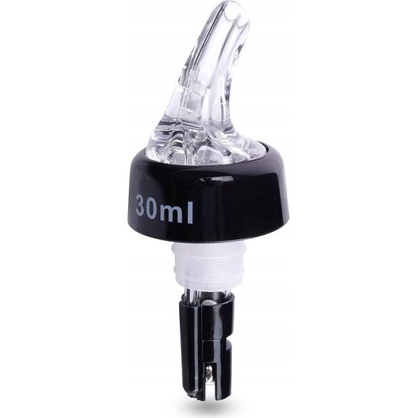 Distributore Di Bevande Excellent Houseware, Plastica/Acciaio Inossidabile, 4X4,5 Cm, 30 Ml, Bianco/Nero-image