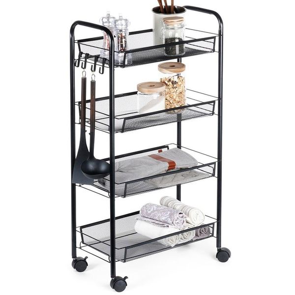Pratico Trolley A 4 Piani Su Ruote-image