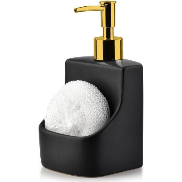 Dosatore Detersivo 400 Ml Con Portaspugna E Set Spugne-image