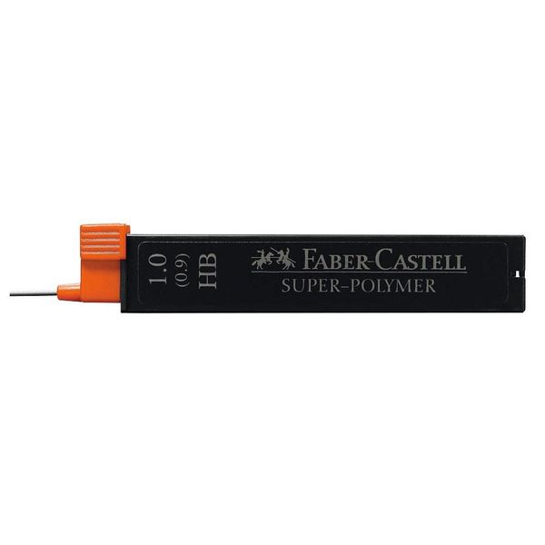 FABER-CASTELL 120900 SUPER-POLYMER Bleistiftminen Hb 1,0 Mm 12Er-image