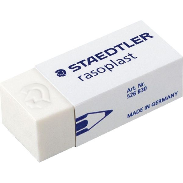 Staedtler 526 B30 Gomma Da Cancellare In Plastica Rasoplast Bianco(S)-image