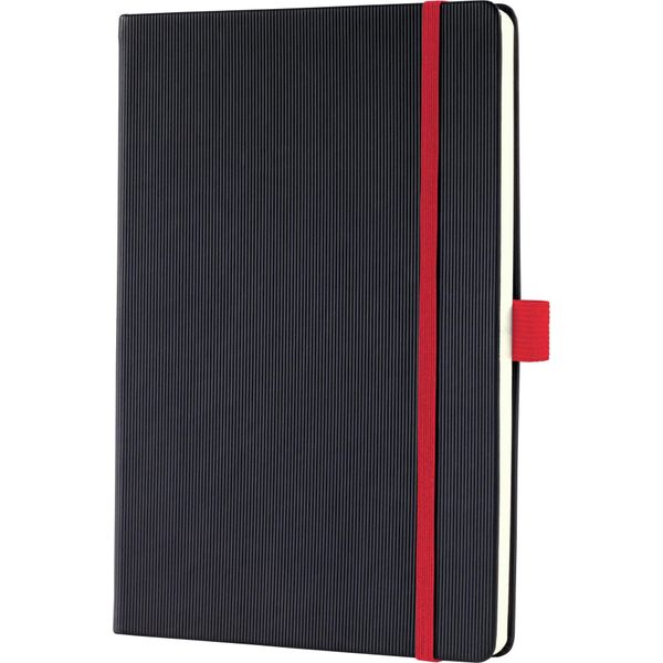Sigel CO662 Taccuino Conceptum Red Edition - Ca. A5, A Scacchi, Nero-image