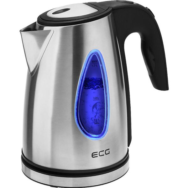 Ecg Rk 1740 | Bollitore Elettrico | 1,7 Litri | Acciaio Inox | Retroilluminazione Blu-image