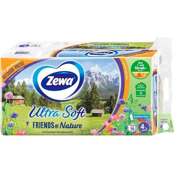 Zewa 39113 Zewa Toilettenpapier Ultra Soft Edition 4-Lagig 16 Rollen-image