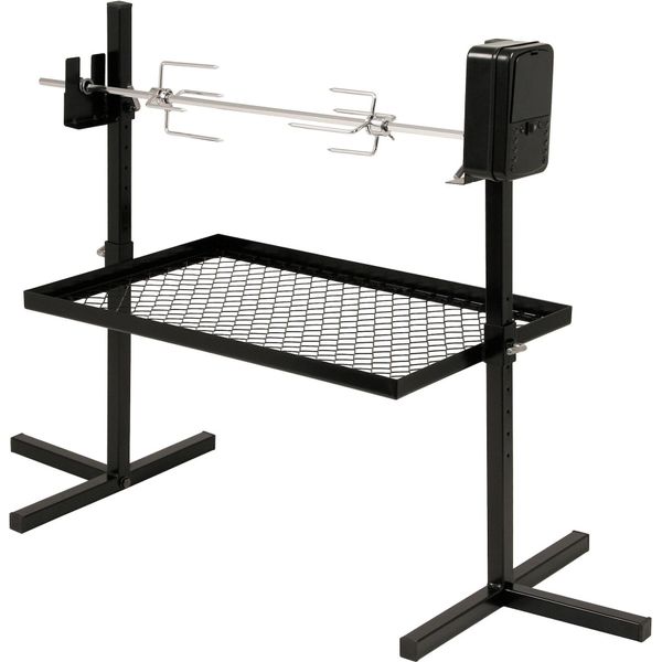Bbq-Toro Set Di Spiedo Mobile Per Barbecue 70 Cm Per Falò, Campeggio, Battute Di Pesca, Accessori Per Barbecue A Spiedo Rotante-image
