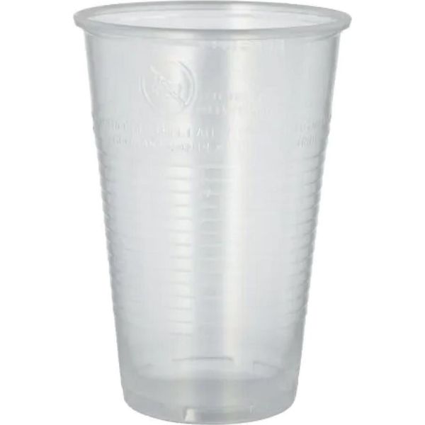 Papstar 16133 Papstar Bicchiere In Plastica Pp, 0,5 L, Trasparente, 50 Pz-image