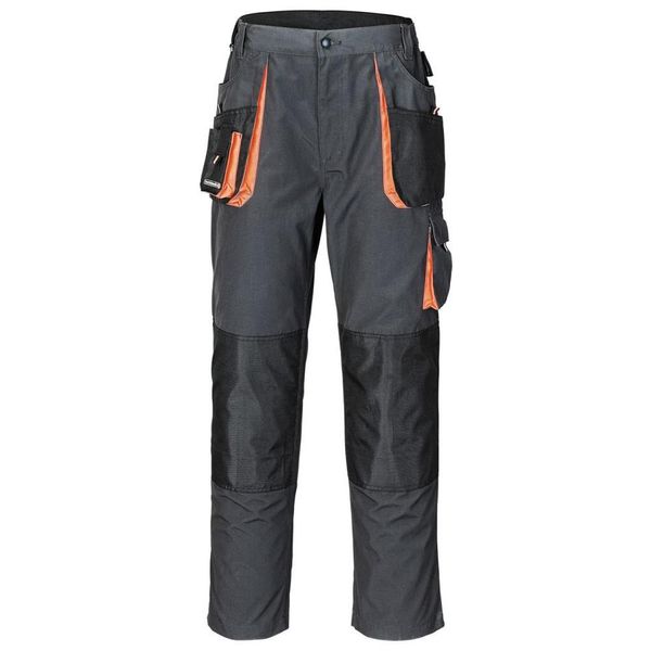 Pantaloni Da Uomo Taglia 58 Grigio Scuro/Nero/Arancio Terratrend-image