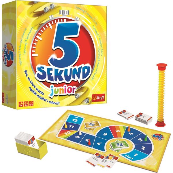 5 Seconds Junior Gioco Da Tavolo In Scatola 26X26X8Cm Versione Cz-image