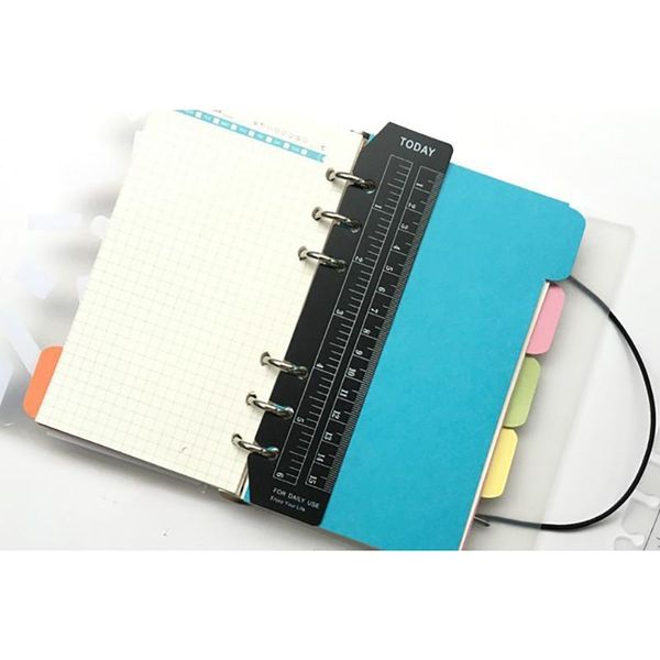 Inf Righello Segnalibro Nero 07-A7: Pratico Ed Elegante Segnalibro Per Pagine-image