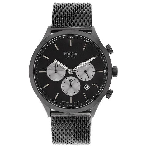 Boccia 3750-06 Orologio Da Uomo Cronografo In Titanio 41Mm 5ATM-image