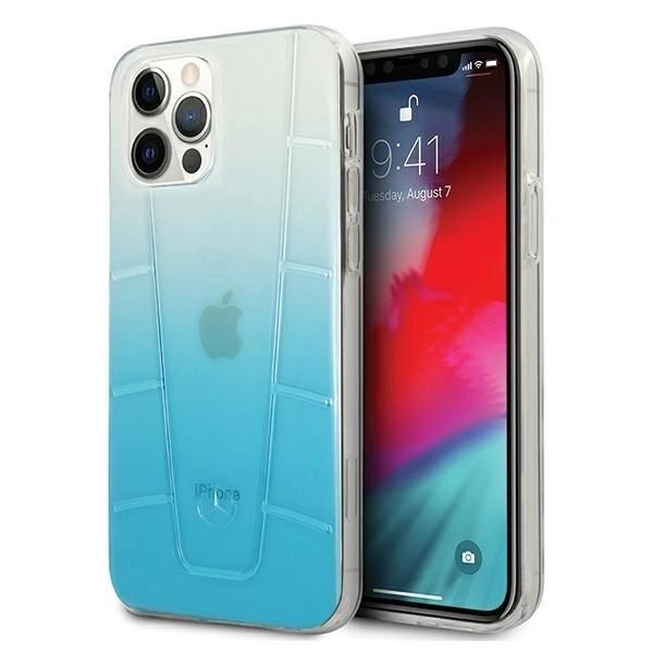 Mercedes Mehcp12Lclgbl Custodia Rigida Iphone 12 Pro Max6,7 Niebieski/Blu Linea Trasparente-image
