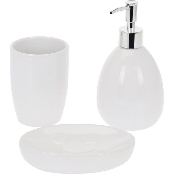 Eccellente Set Da Bagno Dolomite 3 Pezzi Nero Ko-795600090Cern-image