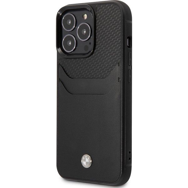 Etui Bmw Bmhcp14L22Rsepk Iphone 14 Pro 6,1 Czarny/Nero Pelle Fessura Per Carte Di Credito-image