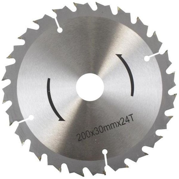 200 Mm Metallo Duro Lama Sega Circolare In Per Legno 200X30 Mm D24-image