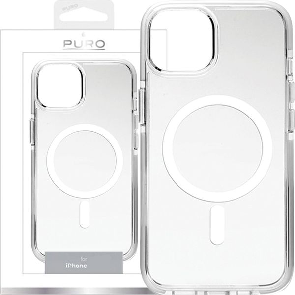 Puro Litemag Pro Iphone 15 Plus / 14Plus 6.7 Magsafe Trasparente/Trasparente Puipc1567Litempwhi-image